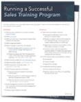 Checklist: Running a Successful Sales Training Program