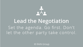 Lead the Negotiation