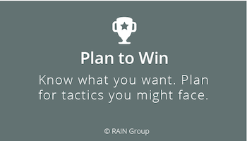 Plan to Win in Negotiations
