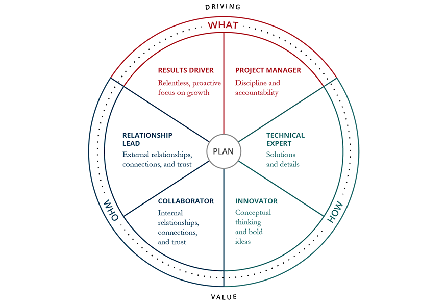Strategic Account Management Roles Circle